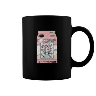 90s Japanese Otaku Stylish Aesthetic Milk Coffee Mug | Mazezy