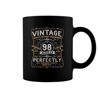 98 Years Old Gifts Vintage Born In 1924 Classic 98Th Birthday Coffee Mug | Mazezy