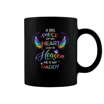 A Big Piece Of My Heart Lives In Heaven He Is My Daddy Father's Day Coffee Mug | Mazezy CA