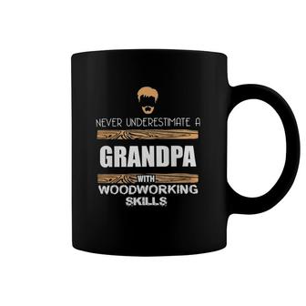 A Grandpa With Woodworking Skills Woodworking Coffee Mug | Mazezy