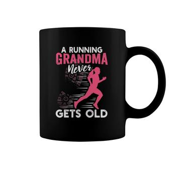 A Running Grandma Never Gets Old Running Runner Coffee Mug | Mazezy