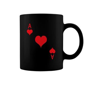 Ace Of Hearts Playing Card Tee Halloween Costume Coffee Mug | Mazezy