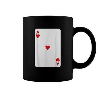 Ace Of Hearts Playing Cards Halloween Deck Of Cards Coffee Mug - Thegiftio UK