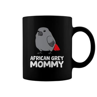 African Grey Mommy Bird African Grey Parrot Coffee Mug | Mazezy