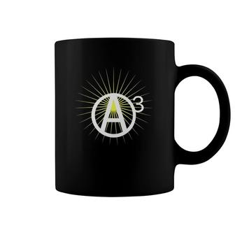 Agorist Anarchy A Circle Number 3 Star Burst Coffee Mug | Mazezy