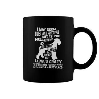 Airedale Crazy Funny Airedale Terrier Coffee Mug | Mazezy