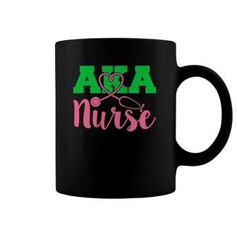 Aka Nurse, Pretty Girl Educated Black Nurse Aka Coffee Mug | Mazezy
