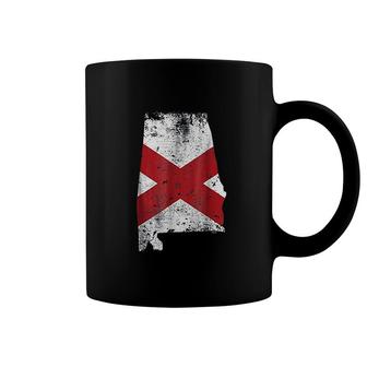 Alabama State Flag Faded Flag Of Alabama Coffee Mug - Thegiftio UK