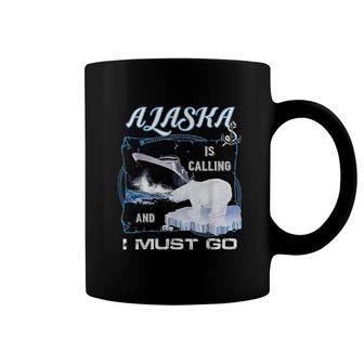 Alaska Is Calling And I Must Go Funny Cruising Coffee Mug - Thegiftio UK