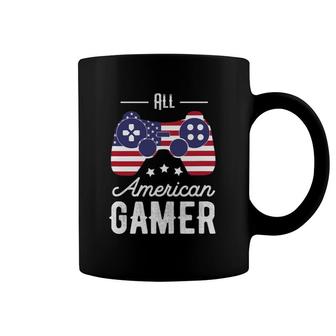 All American Gamer 4Th Of July Video Games Coffee Mug | Mazezy