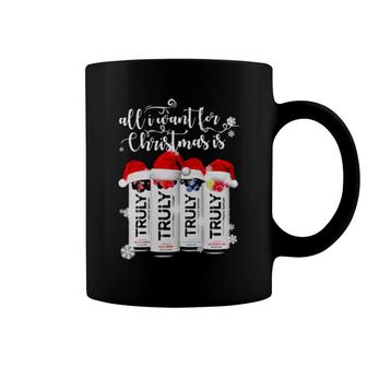 All I Want For Christmas Is Truly Beer Ugly Christmas Coffee Mug | Mazezy