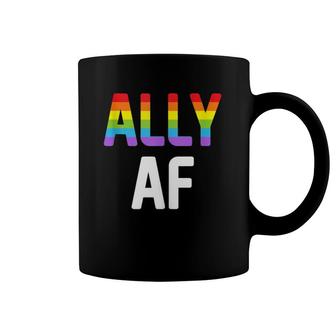 Ally Af Gay Pride Lgbtq Lesbian Support Advocate Coffee Mug | Mazezy