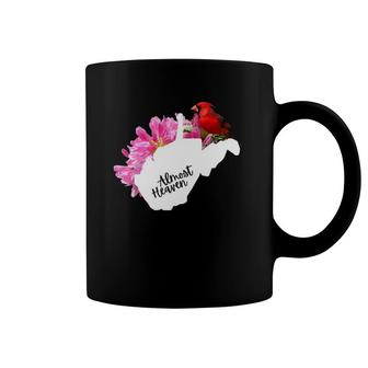 Almost Heaven West Virginia Cardinal Wv Coffee Mug | Mazezy