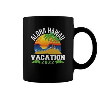 Aloha Hawaii Hawaiian Vacation 2022 Matching Family Group Coffee Mug | Mazezy