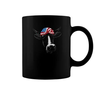 American Bandana Heifer Cow Usa Bull Lovers Funny Gift Coffee Mug - Thegiftio UK