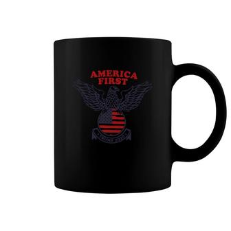 American First Trump 2020 Eagle Red Coffee Mug - Thegiftio UK