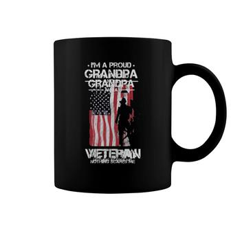 American Flag Us Grandpa Vet Veterans Day Coffee Mug | Mazezy