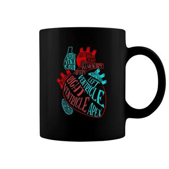 Anatomy Heart Aorta Doctor Nurse Cardiologist Cardiology Coffee Mug | Mazezy