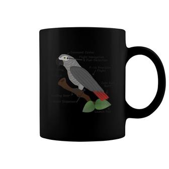 Anatomy Of An African Grey Parrot Coffee Mug - Thegiftio UK