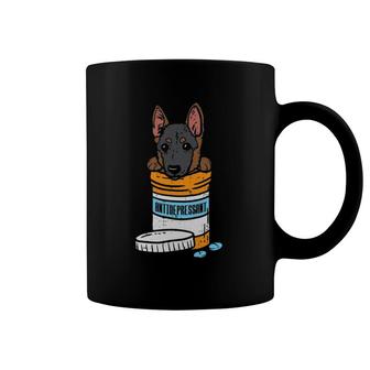 Antidrepressant German Shepherd Cute K9 Dog Lover Owner Gift Coffee Mug | Mazezy