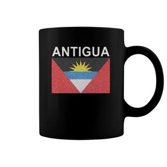 Antigua Flag Artistic Waladli Coffee Mug | Mazezy