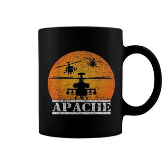 Apache Helicopter Ah64 Attack Helicopters Pilot Sunset Gift Coffee Mug | Mazezy