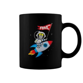 Apes To The Moon $Amc Short Squeeze Coffee Mug | Mazezy