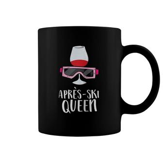 Aprés Ski Queen Winter Sports Wine Lover Coffee Mug | Mazezy