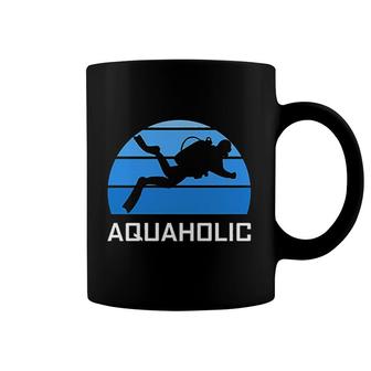 Aquaholic Scuba Diver Coffee Mug | Mazezy
