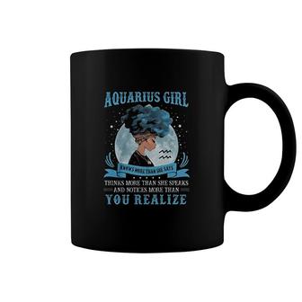 Aquarius Girl Moon Night Sky Coffee Mug | Mazezy