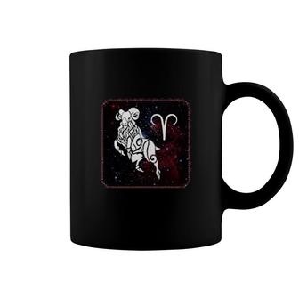 Aries Zodiac Sign Horoscope In Space Coffee Mug | Mazezy