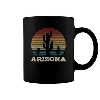 Arizona Cactus Vintage Retro Desert Souvenir Gift Coffee Mug | Mazezy