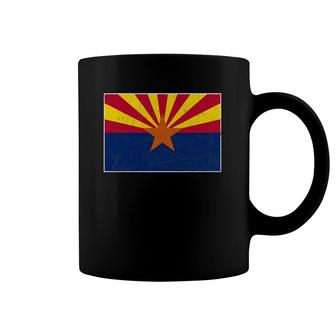 Arizona Flag State Vintage Style Coffee Mug | Mazezy