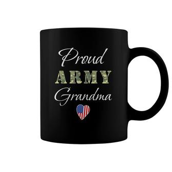 Army Grandmother Grandson Soldier For Proud Army Grandma Coffee Mug | Mazezy