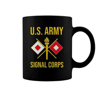 Army Signal Corps Branch Usasc Us Coffee Mug | Mazezy
