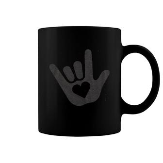 Asl I Love You Sign Language Coffee Mug | Mazezy