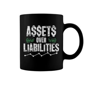 Assets Over Liabilities Funny Accounting Gift Accountant Cpa Coffee Mug | Mazezy
