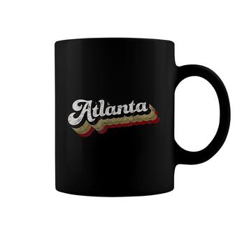 Atlanta Distressed Retro Script Coffee Mug | Mazezy