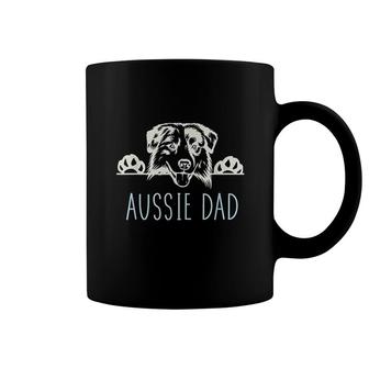 Aussie Dad With Australian Shepherd Coffee Mug | Mazezy DE