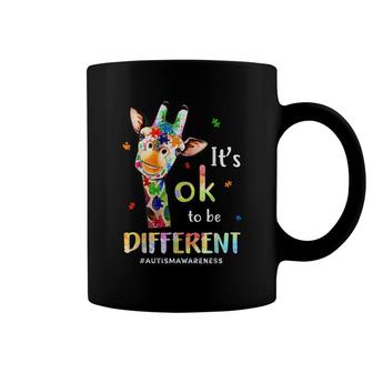 Autism Awareness Acceptance Women Kid Its Ok To Be Different Coffee Mug - Seseable