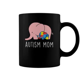 Autism Awareness Autism Mom Elephant Pullover Coffee Mug | Mazezy