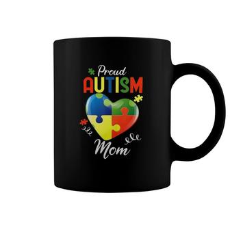 Autism Proud Autism Mom Autism Awareness 2022 Heart Coffee Mug | Mazezy
