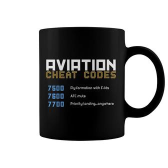 Aviation Cheat Codes Aviation Coffee Mug | Mazezy