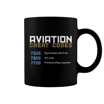 Aviation Cheat Codes Coffee Mug | Mazezy