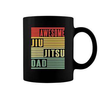 Awesome Jiu Jitsu Dad Gift Coffee Mug | Mazezy