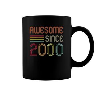 Awesome Since 2000 21St Birthday Retro Coffee Mug | Mazezy