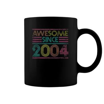 Awesome Since 2004 17Th Birthday Gifts 17 Years Old Coffee Mug | Mazezy