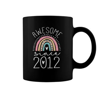 Awesome Since 2012 10Th Birthday Rainbow Gifts Born In 2012 Coffee Mug | Mazezy