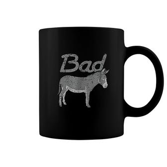 Bad Donkey Funny Ass Donkey Distressed Coffee Mug - Thegiftio UK