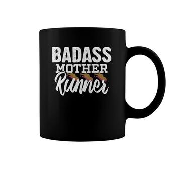 Badass Mother Runner Mom Running Gifts Coffee Mug | Mazezy AU